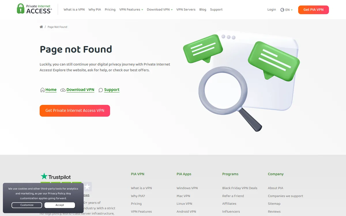 Screenshot: PIA Smart DNS pricing page